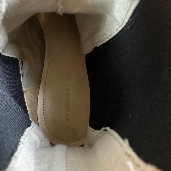 Beaumont Organic Milan Chelsea Boot in Black Italian Leather Size UK 7 / US 9 - Picture 6 of 7